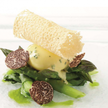 Jersey asparagus with truffle