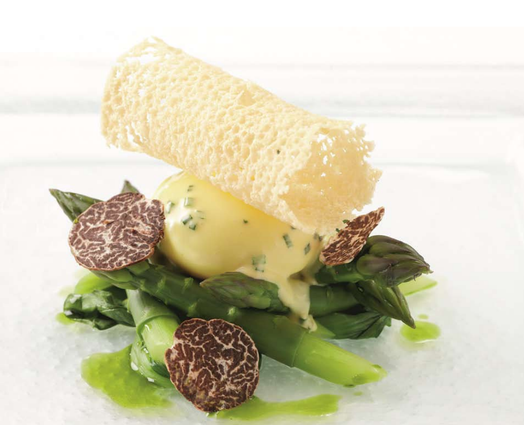 Jersey asparagus with truffle